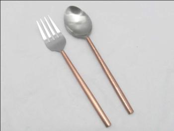 Two Tone Hammered Cutlery Set — Cutlery